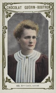 Madame Curie, savant (barevná fotografie) od French School