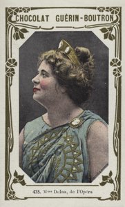 Madame Delna, z lOpera (barevné foto) od French School