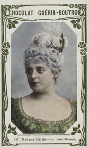 Madame Heilbronn, v Manon (barevné fotografie) od French School