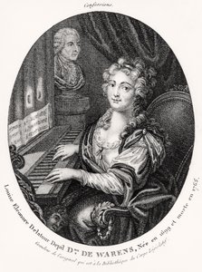 Madame de Warens, c.1789 (rytina) od French School