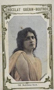 Madeleine Roch (barevná fotografie) od French School