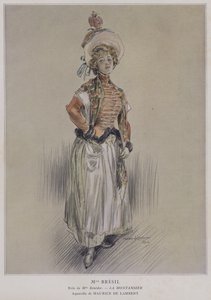 Miss Brazílie jako slečna Senedor v La Montansier