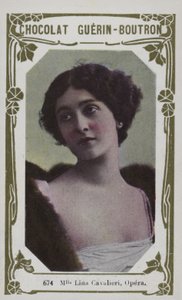 Mademoiselle Lina Cavalieri, Opera (barevné foto) od French School