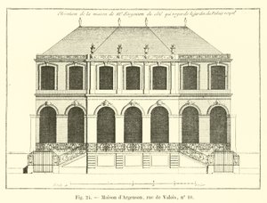 Argensonův dům, rue de Valois, č. 10 od French School