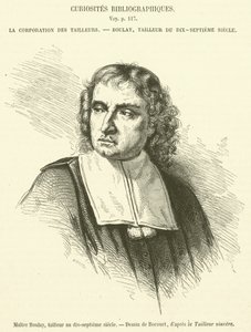 Maitre Boulay, krejčí v sedmnáctém století (rytina) od French School