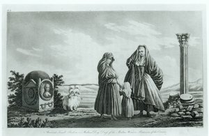Maltské ženy, ze starověké a moderní Malty od Pierra Marie Louis de Boisgelin de Kerdu, vydáno 1805 od French School