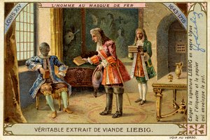 Muž se železnou maskou, Vláda Ludvíka XIV, Liebigova karta od French School