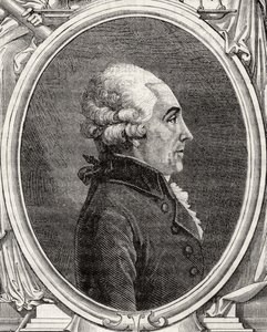 Marc-Guillaume Alexis Vadier, z „Histoire de la Revolution Francaise“ od Louise Blanca (1811-82) od French School