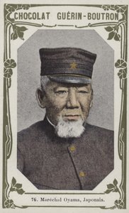 Marshal Oyama, Japonec (barevná fotografie) od French School
