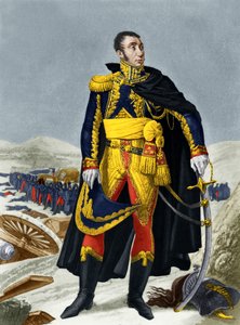 Marechal de Grouchy (barevná rytina) od French School