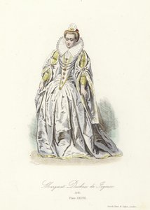 Margaret, vévodkyně z Joyeuse od French School