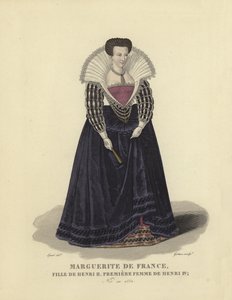 Markéta Francouzská, dcera francouzského krále Jindřicha II. a první manželka francouzského krále Jindřicha IV