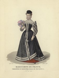 Markéta Francouzská, třetí a nejmladší dcera francouzského krále Františka I od French School