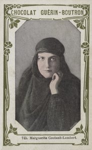 Marguerite Coutant-Lambert (barevná fotografie) od French School