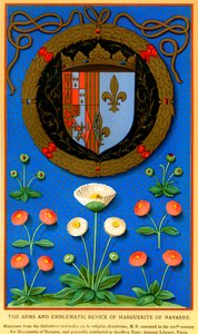 Symbolické zařízení Marguerite de Navarre od French School