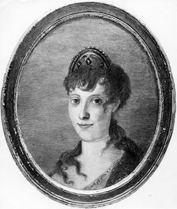 Maria Letizia Ramolino jako mladá žena od French School