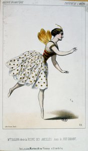 Maria Taglioni (1804-84) jako včelí královna v Le Juif potulný Jacques Fromental Halevy (1799-1862) kolem 1852 od French School