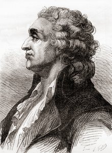 Marie Jean Antoine Nicolas de Caritat, markýz de Condorcet, z „Les Merveilles de la Science“, vydáno kolem roku 1870 (rytina) od French School