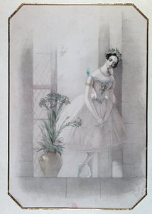Marie Taglioni v „“ la Sylphide “, italské opeře od French School