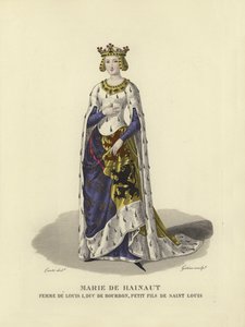 Marie Hainautská, manželka Ludvíka I., vévody Bourbonského
