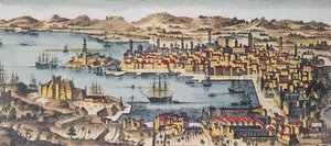 Marseille na konci 17. století od French School