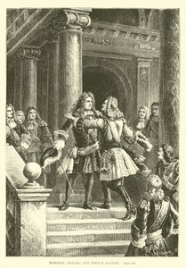 Maršál Villars a princ Eugene od French School