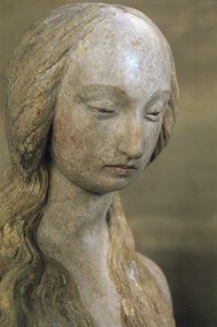 Máří Magdaléna, konec 15. století (polychromovaný kámen) (viz také 248111, 248112 a 252686) od French School