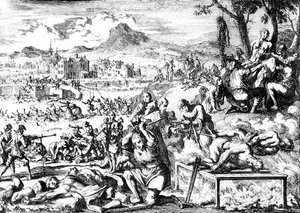 Masakr v Irsku v roce 1644, kolem roku 1685 od French School