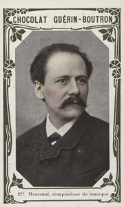 Massenet , hudební skladatel (barevné foto) od French School