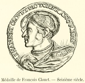 Medaile Francoise Cloueta, šestnácté století (rytina) od French School