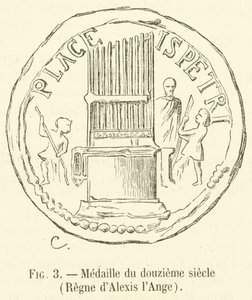 Medaile z 12. století, Vláda Alexise Anděla (rytina) od French School