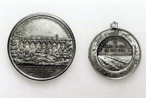Medaile k otevření Suezského průplavu, 1869 (kov) od French School