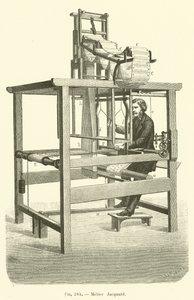 Metier Jacquard (rytina) od French School