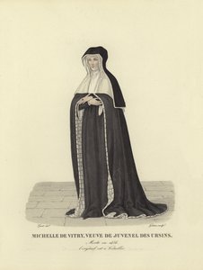 Michelle de Vitry, vdova po Jean Juvenel des Ursins od French School