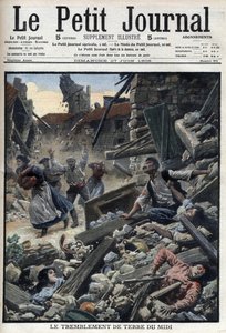Zemětřesení v Midi v jihovýchodní Francii – „Le Petit Journal“ z 27. června od French School