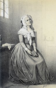 Mme Elisabeth v „Historické galerii francouzské revoluce“ od Alberta Maurina od French School