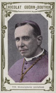Monseigneur Audollent (barevná fotografie) od French School
