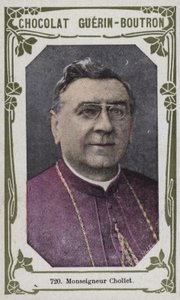 Monsignor Chollet (barevná fotografie) od French School