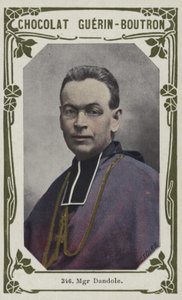 Monsignor Dandole (barevná fotografie) od French School