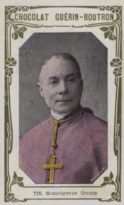Monseigneur Grente (barevná fotografie) od French School