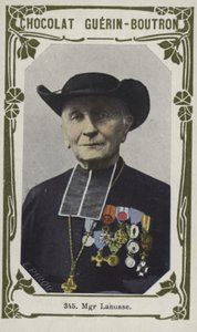 Monseigneur Lanusse (barevná fotografie) od French School