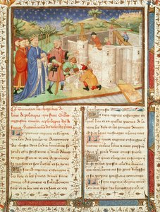 Ms 1015 fol.1 Ilustrace z Vlády králů a princů od French School
