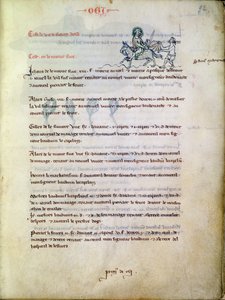 Paní 1175 f.92 Svatý Martin si rozřezává plášť, z Vieil Rentier dAudenarde, 1291-1302 od French School