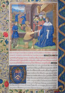 paní 1581 f. 897v Ilustrace z knihy XX (Od Fada prokurátora k Florovi), kapitola 1 Starožitnosti Židů (Antiquitates Judaicae) od Flavia Josepha - Jak po smrti Agrippy, od French School