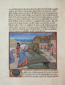Ms 165 fol.48v A Watermill, from lInstruction dun Jeune Prince od Rene dAnjou, c.1465-68 od French School