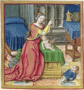 Paní 17 Athaliah († 837 př. n. l.) z Vie des Femmes Celebres, kolem roku 1505 od French School