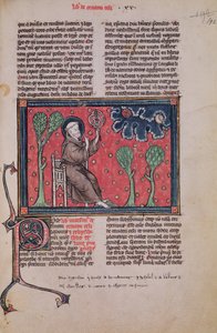 Ms 320 Fol.192 The Heavens, z De Natura rerum od Thomase van Cantimprea (1201-72) od French School