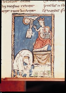Ms 3516 f.127 Kejklíř z Notre Dame od French School