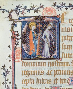Ms 527 Církev a synagoga od French School