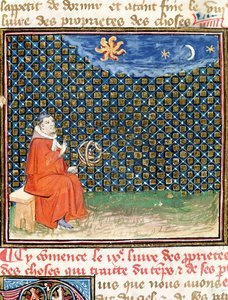 Ms 993 fol. 114 Properties of the Sky, z Le Livre des Proprietes des Choses od Jeana Cordichona od French School